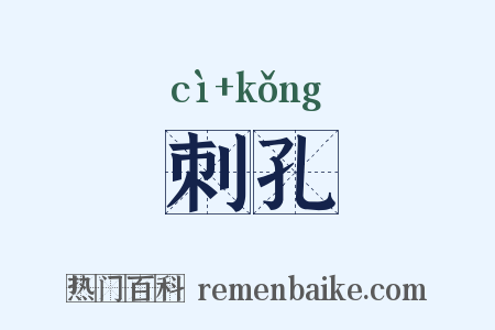 刺孔是什么意思的图片